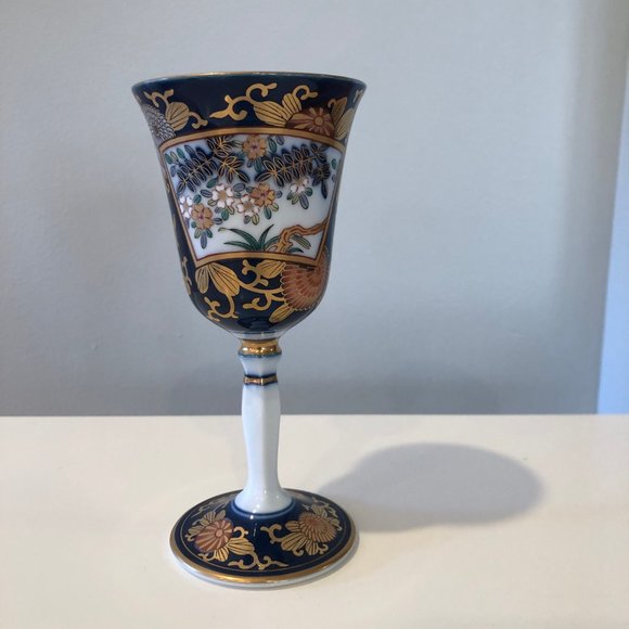 Japanese Arita porcelain Imari wine glasses - Picture 4 of 10